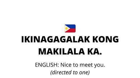 How to say touch in Filipino .